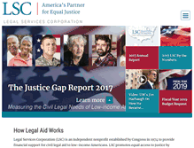 Tablet Screenshot of lsc.gov